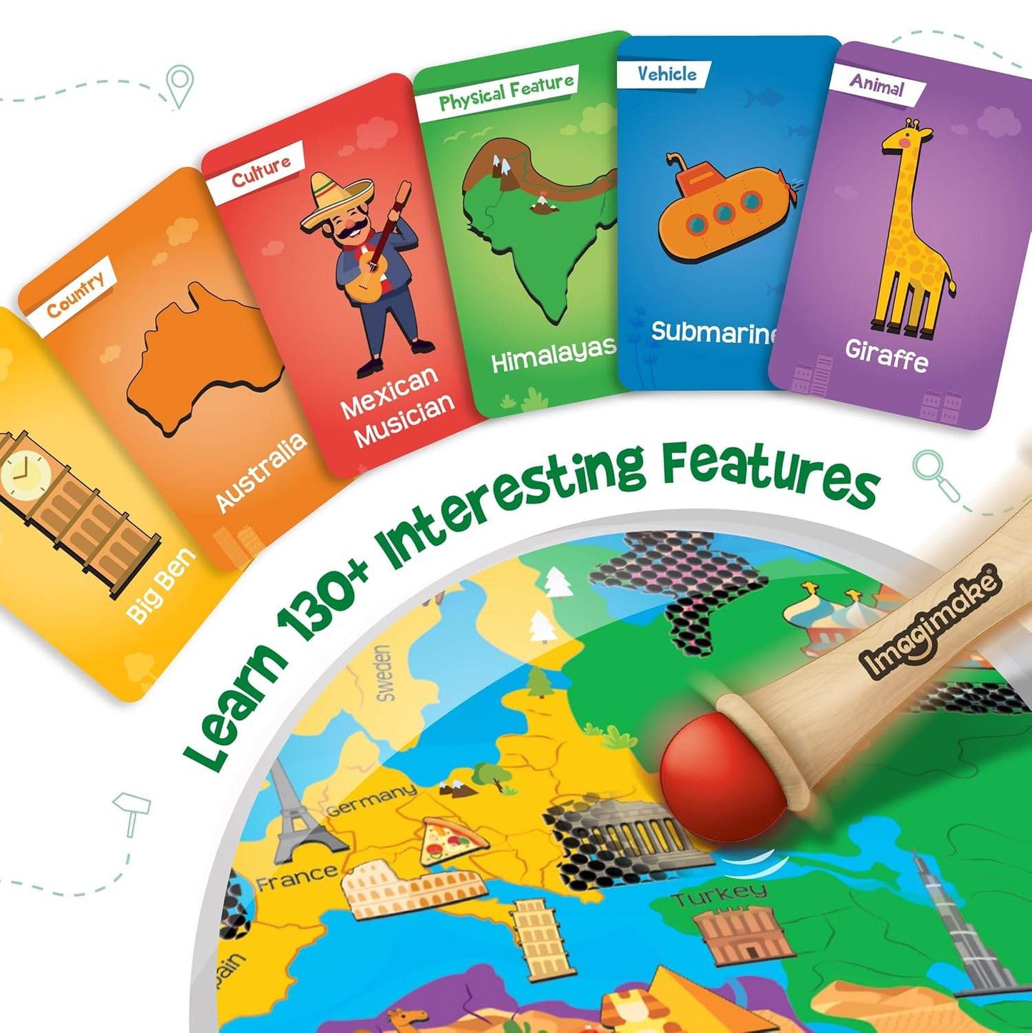 Mapology Hidden Quest board game featuring colorful educational cards and a map for learning geography and culture