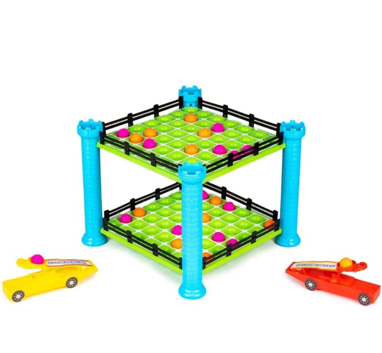 Prem Ratna 4 in a row launcher game for kids with two levels and colorful game pieces