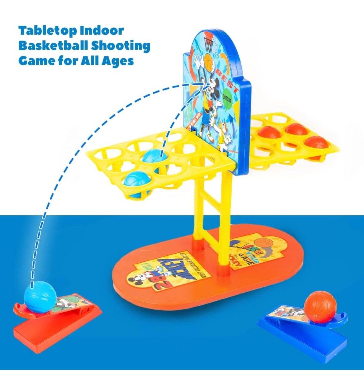 Prem Ratna Mickey and Friends tabletop basketball game with colorful indoor shooting setup for all ages