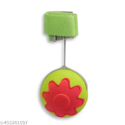 Millenium Yoyo Ball for kids in green and red with adjustable strap from T-Rex the toyland Sitamarhi