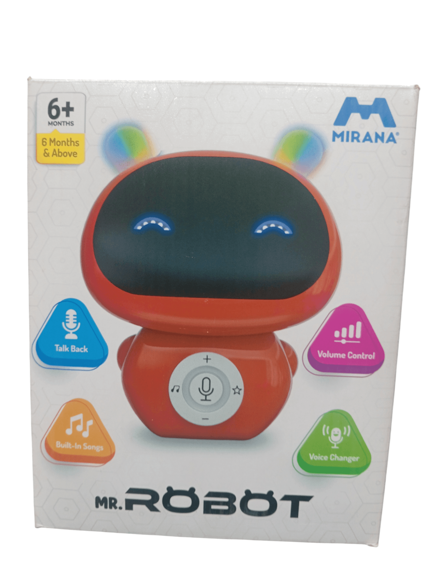 Mirana Mr. Robot interactive robot toy for toddlers with talk back and volume control