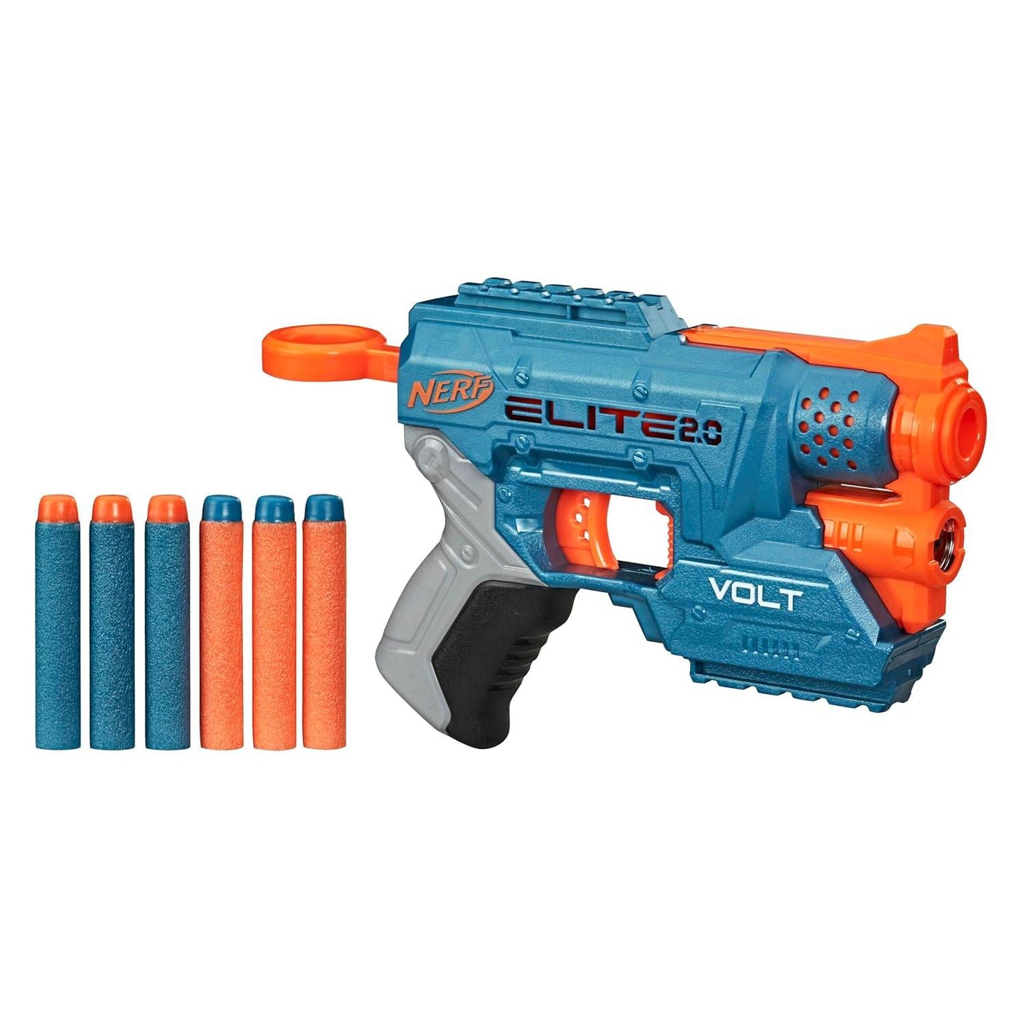 Hasbro NERF Volt SD-1 with darts blue and orange blaster toy gun with six foam darts