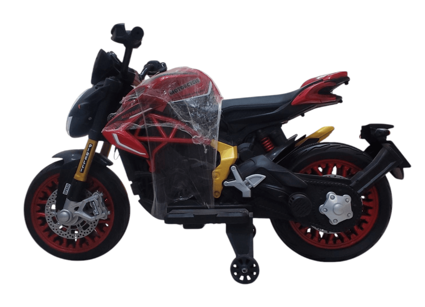 PATOYS Ride-ON Bike, Big Ben 10 Themed Toy for Kids, 12V Battery, 15000 RPM Motor, Unisex, Children's Playtime - T-Rex the toyland Sitamarhi