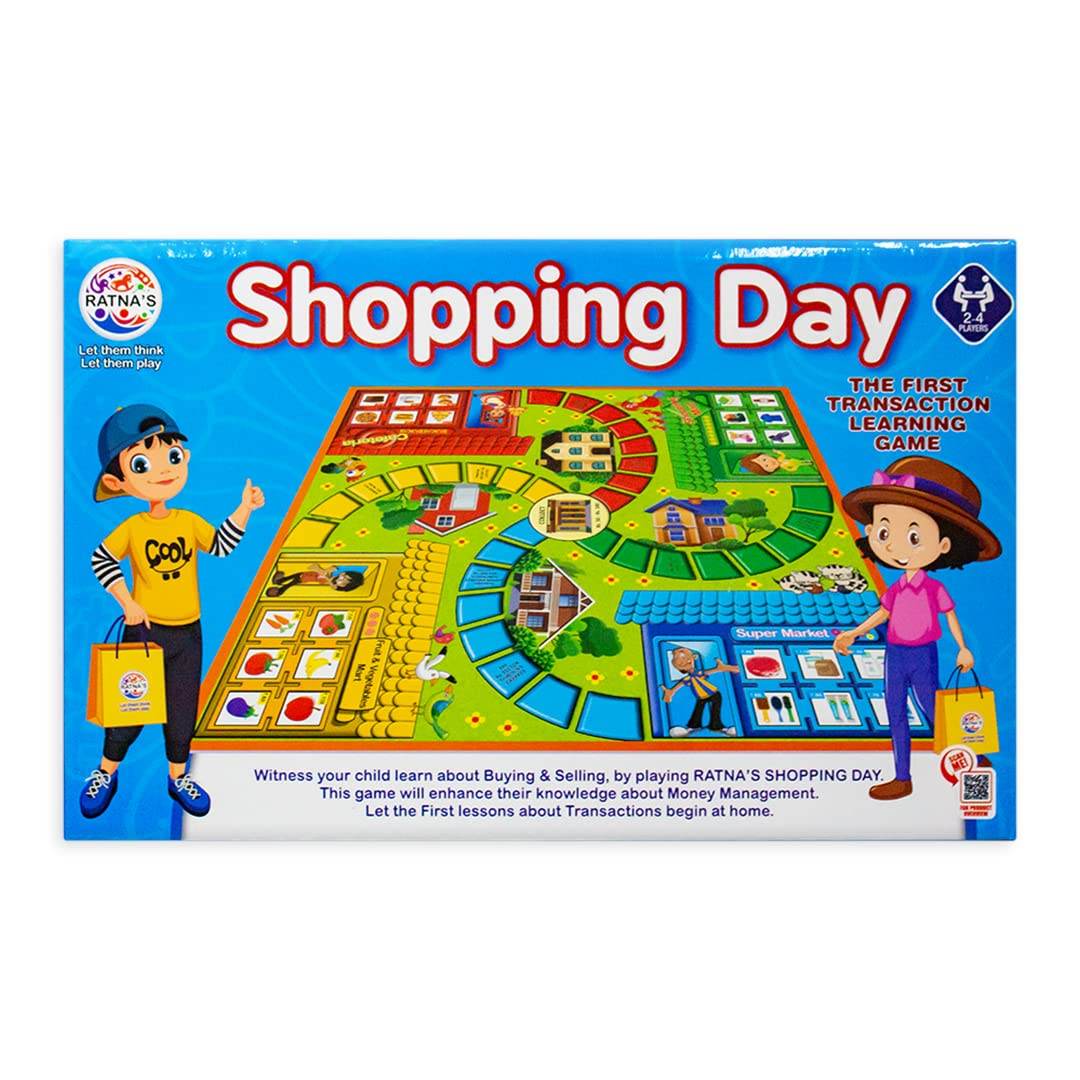 Prem Ratna award winning educational board game Shopping Day teaches kids about buying selling and money management