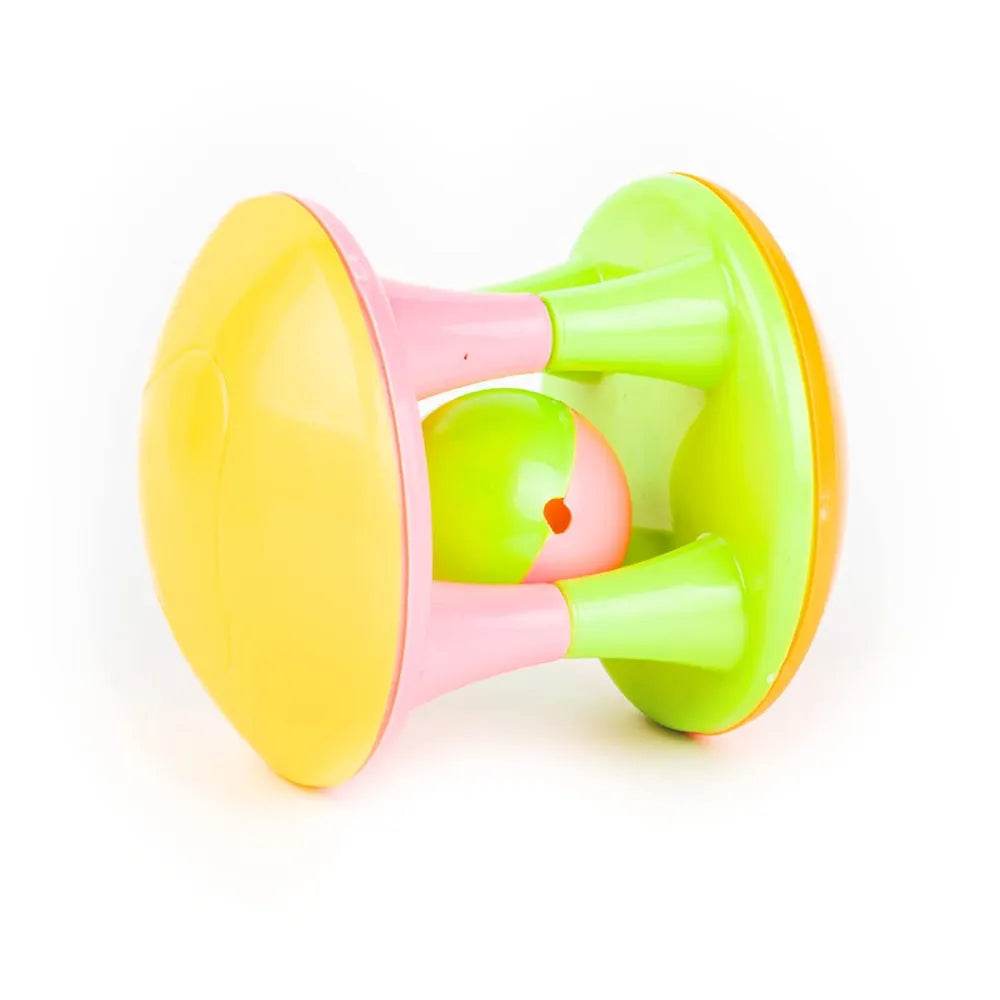 Colorful baby rattle gift set with yellow, pink, and green parts by T-Rex the toyland Sitamarhi