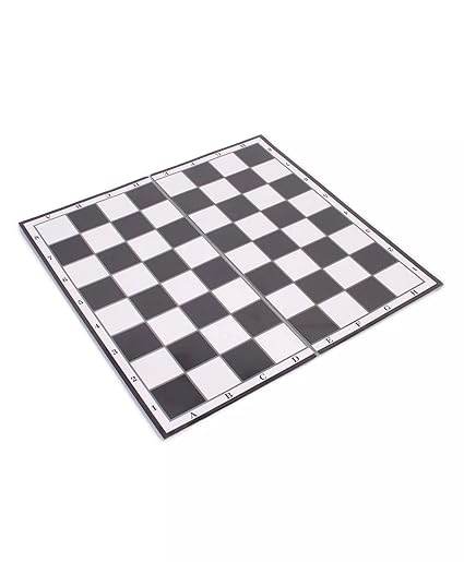 Ratna's Emperor Chess Set Board Game with Folding Chess Board and Black & White Chessmen's for Kids & Adults - T-Rex the toyland Sitamarhi