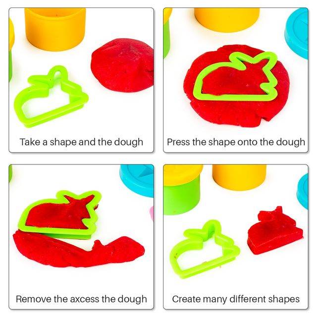 Ratna's Hexa Dough - Creative Play for Children Aged 3+ - T-Rex the toyland Sitamarhi