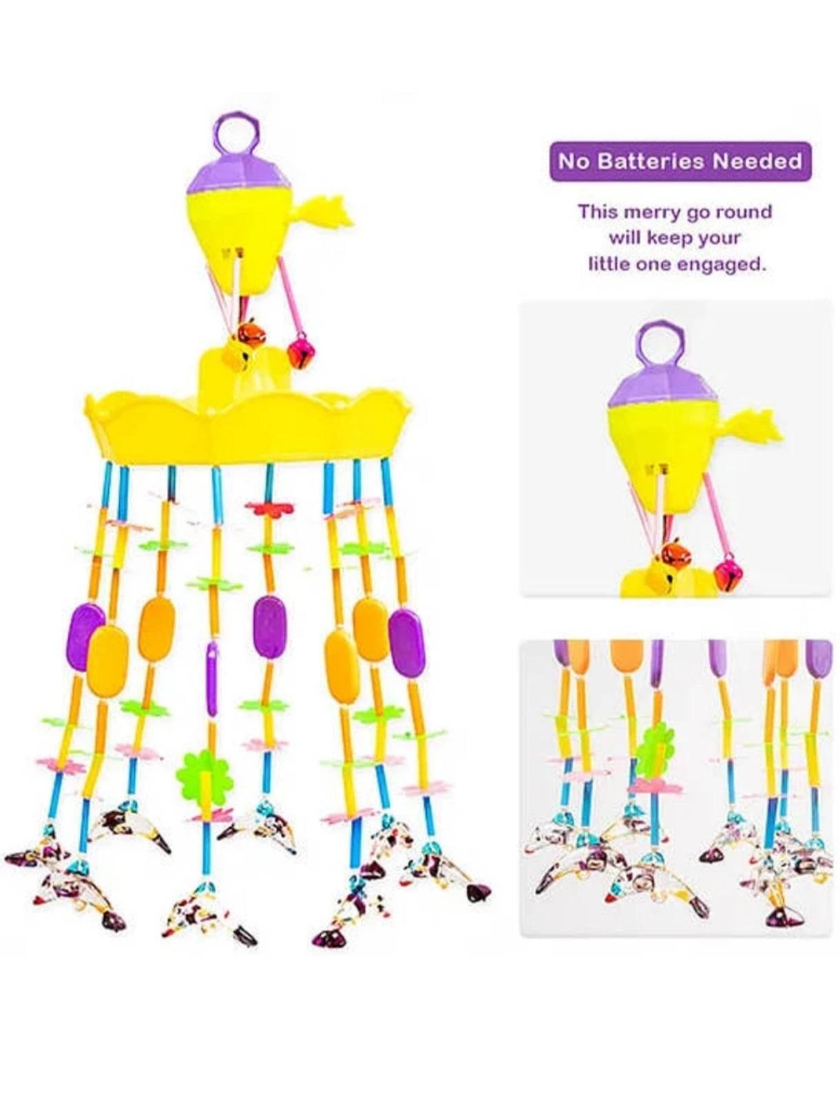 Ratna's Merry go Round Little Crown JHUMMER for Infants. See Your Child Enjoy The Soothing Music (Assorted Colours) - T-Rex the toyland Sitamarhi