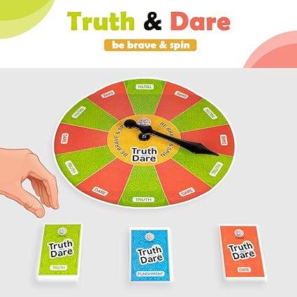 Ratna's Truth & Dare Party Board Game Picnic Family Games for Kids & Adults - T-Rex the toyland Sitamarhi