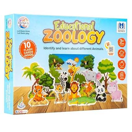 Ratna's Zoology to Create 3D Jungle with Printed Wooden Cutouts Learning & Educational Game for Kids & Toddlers - T-Rex the toyland Sitamarhi
