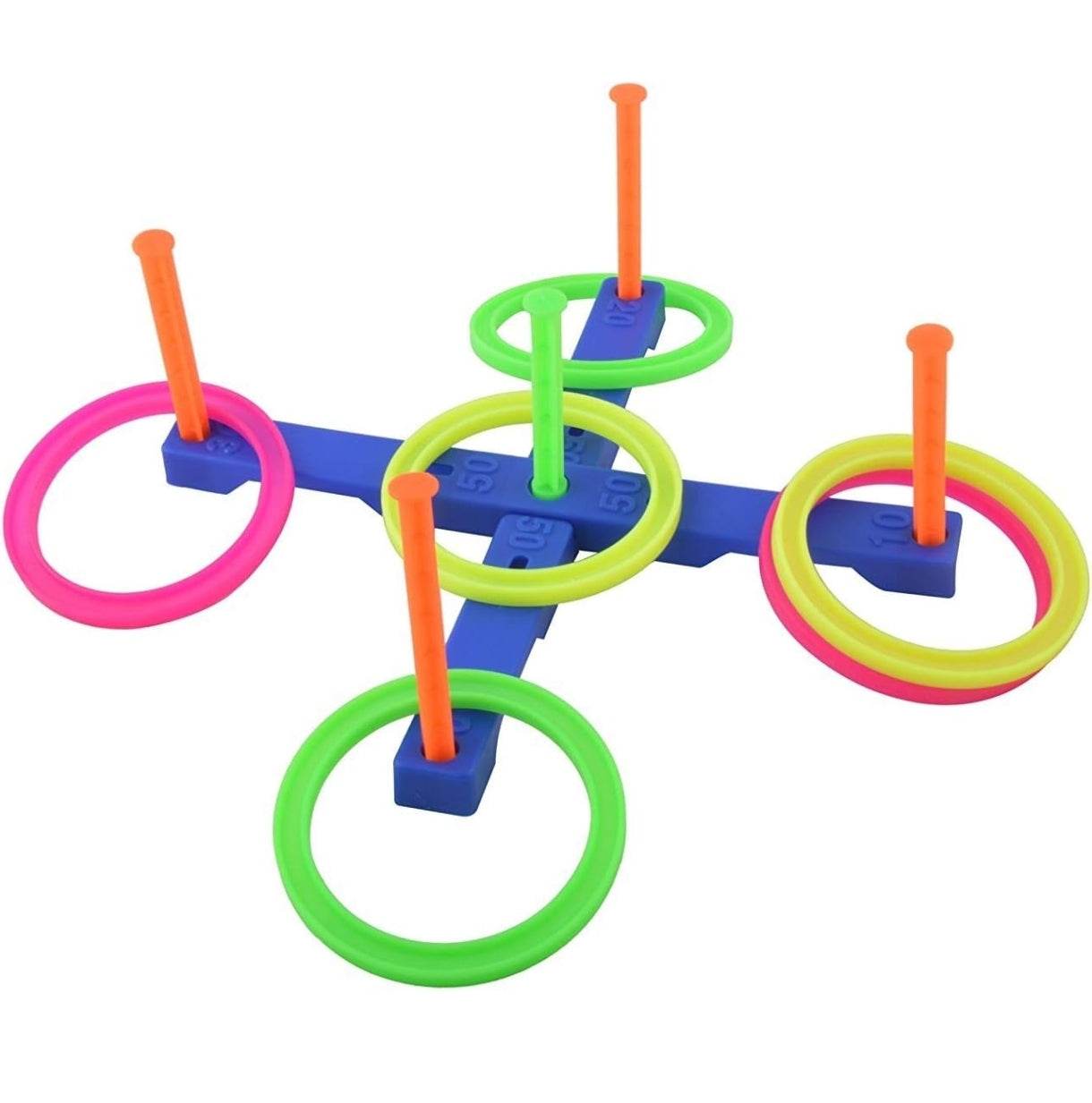 Ringtoss Junior Game | Playgame for Kids and Childrens | Fun and Activity for Children Multi Color - T-Rex the toyland Sitamarhi