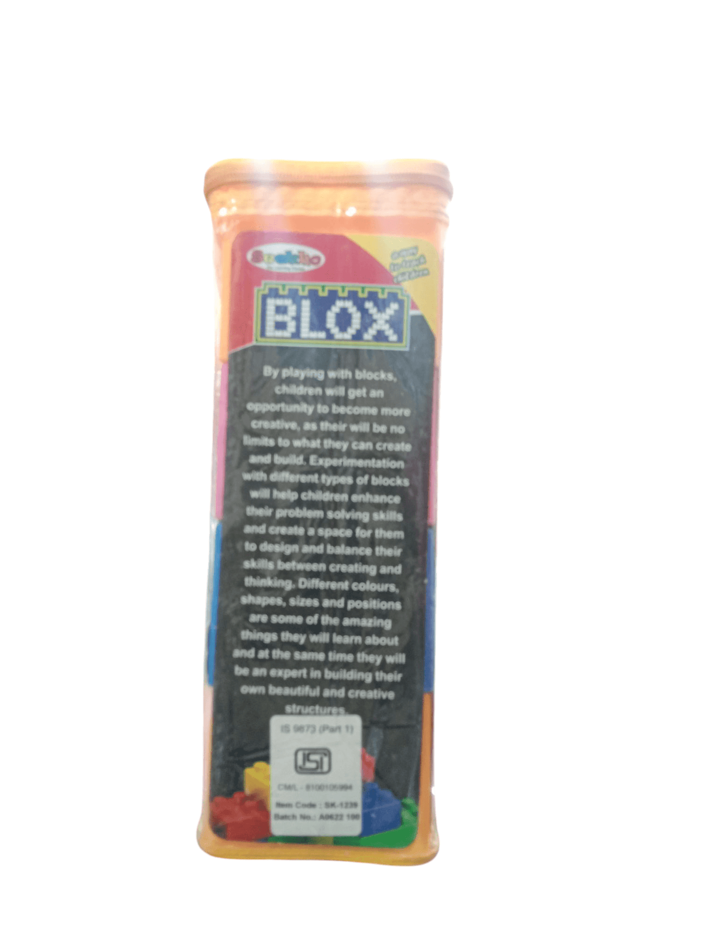 Jumbo building blocks set in colorful packaging by T-Rex the toyland Sitamarhi for creative play