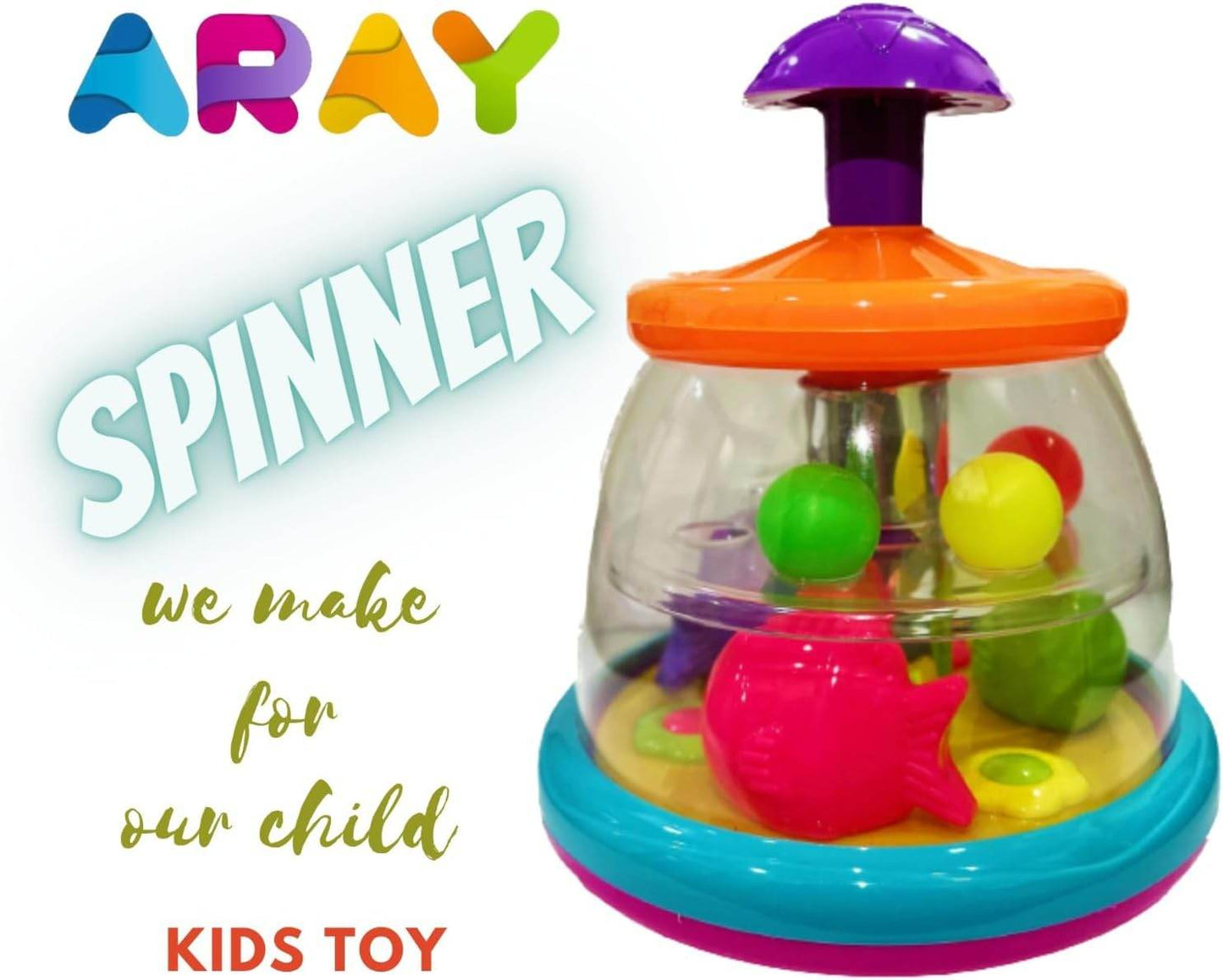 SHOOTING STAR Plastic Non Toxic Push and Spin Elephant and Ball 0 to 24M+ - T-Rex the toyland Sitamarhi