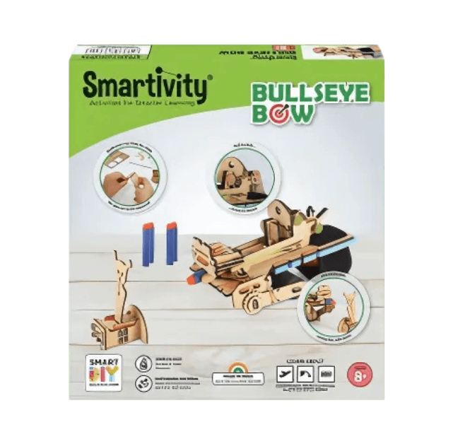 Smartivity bullseye bow science activity set wooden DIY kit for kids 8 plus