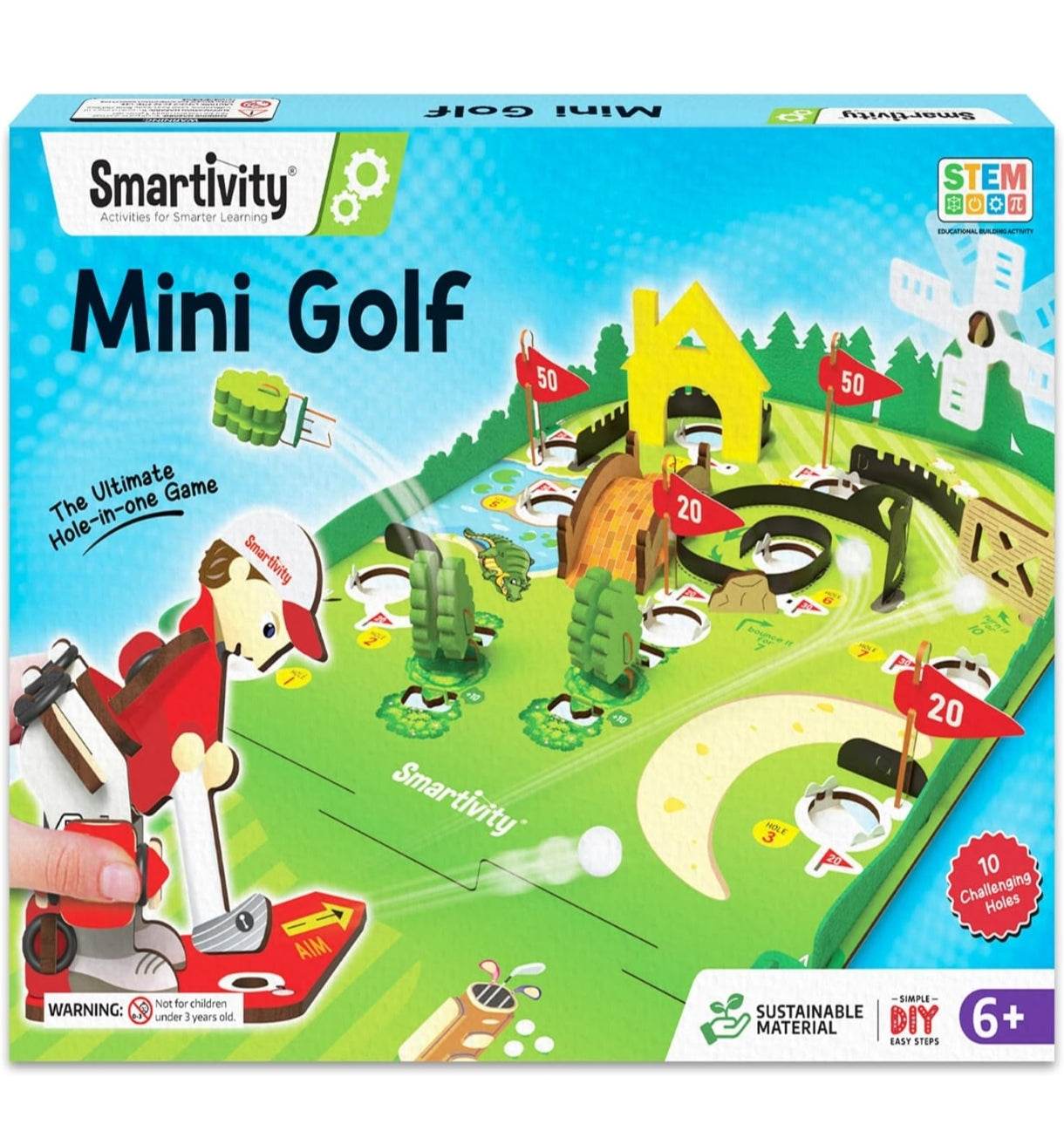 STEM golf game for kids Mini Golf educational toy by T-Rex the toyland Sitamarhi with challenging holes