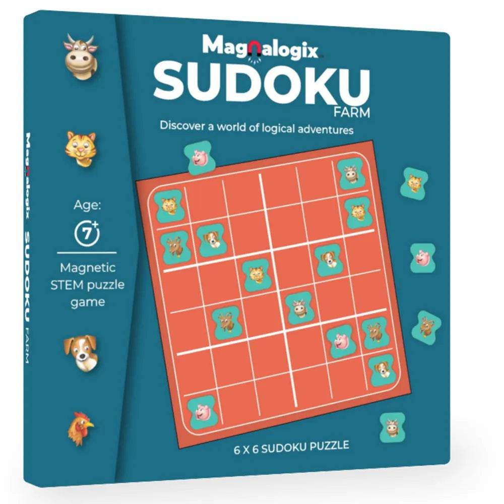 Sudoku Farm - Magnetic Puzzle Game for 7 Years & Above - T-Rex the toyland Sitamarhi