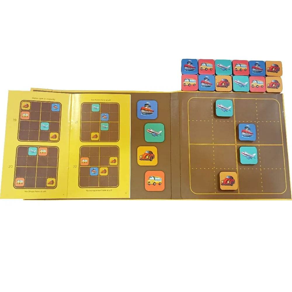 Sudoku Transport - Magnetic Puzzle Game for 5 Years & Above - T-Rex the toyland Sitamarhi