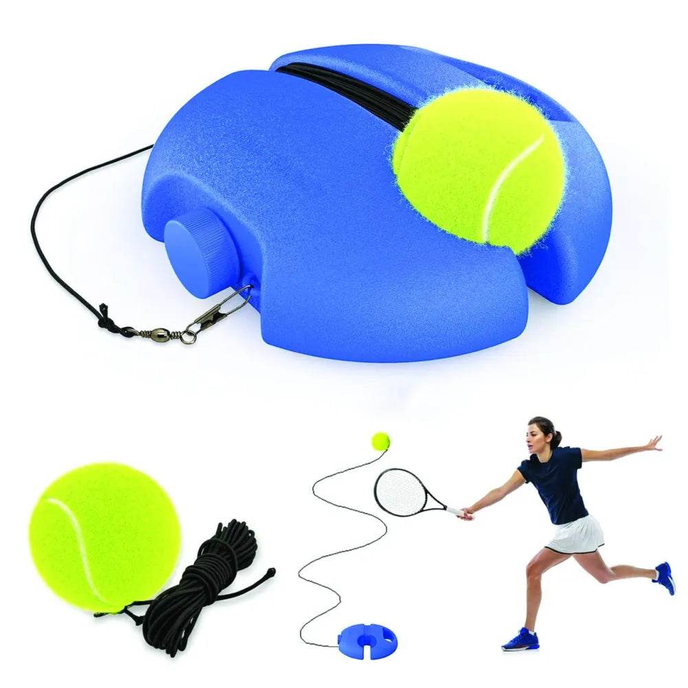 Tennis Trainer Rebound Ball With String Indoor Tennis Practice Ball For Kids | No Rackets - T-Rex the toyland Sitamarhi