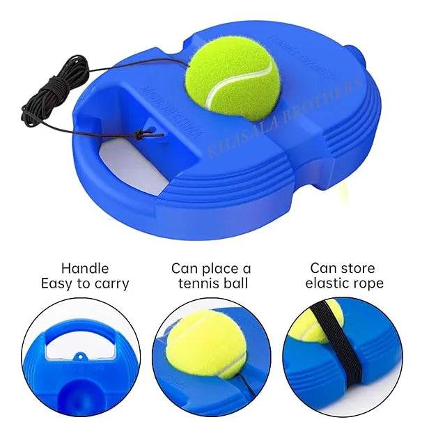 Tennis Trainer Rebound Ball With String Indoor Tennis Practice Ball For Kids | No Rackets - T-Rex the toyland Sitamarhi