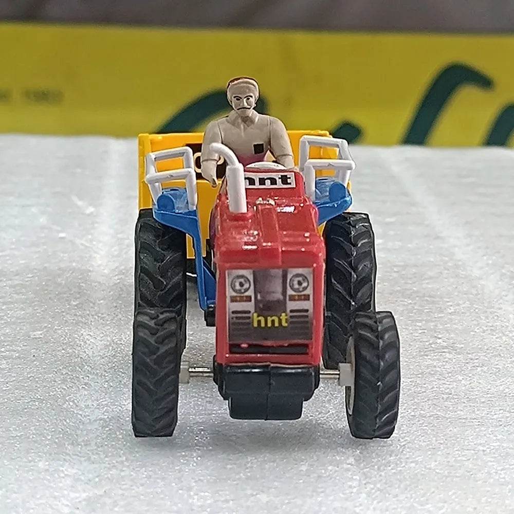 Red tractor toy with trolley and driver figure by T-Rex the toyland Sitamarhi