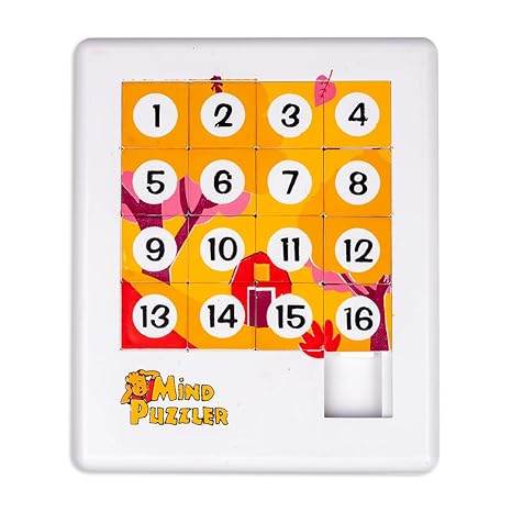 Mind puzzler numbers for kids sliding number puzzle toy by T-Rex the toyland Sitamarhi