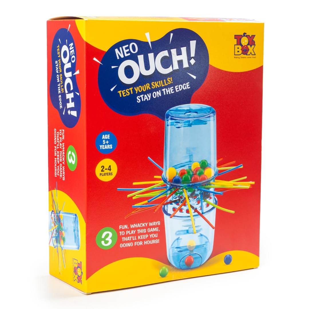 Toysbox Neo Ouch skill game by T-Rex the toyland Sitamarhi with colorful sticks and balls for kids ages 5 and up