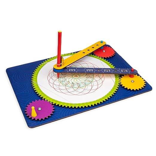 Toysbox Spirograph Machine A Fun Drawing Tool Art & Craft DIY Kit for Kids - T-Rex the toyland Sitamarhi