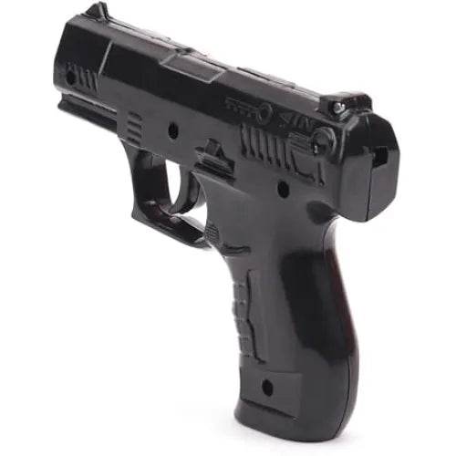 Black toy gun from T-Rex the toyland Sitamarhi metal bladers spinning toy collection