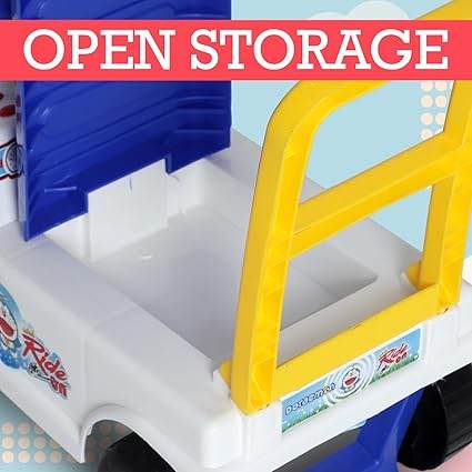Toyzone Doraemon Mini Ride On-53217 | Baby Car | Kids Car | Toy Car| Push Car| Storage and Backrest | Swing Car| Ride on Car with Music & Horn - T-Rex the toyland Sitamarhi
