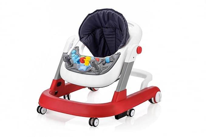 Walker Jupiter 3-in-1 Robust Baby Walker/Multifunction/Anti-o Shaped Leg/Height Adjustment/Anti-Fall/Music Box for Newborn/girl/boy/6-15months with SEAT - T-Rex the toyland Sitamarhi