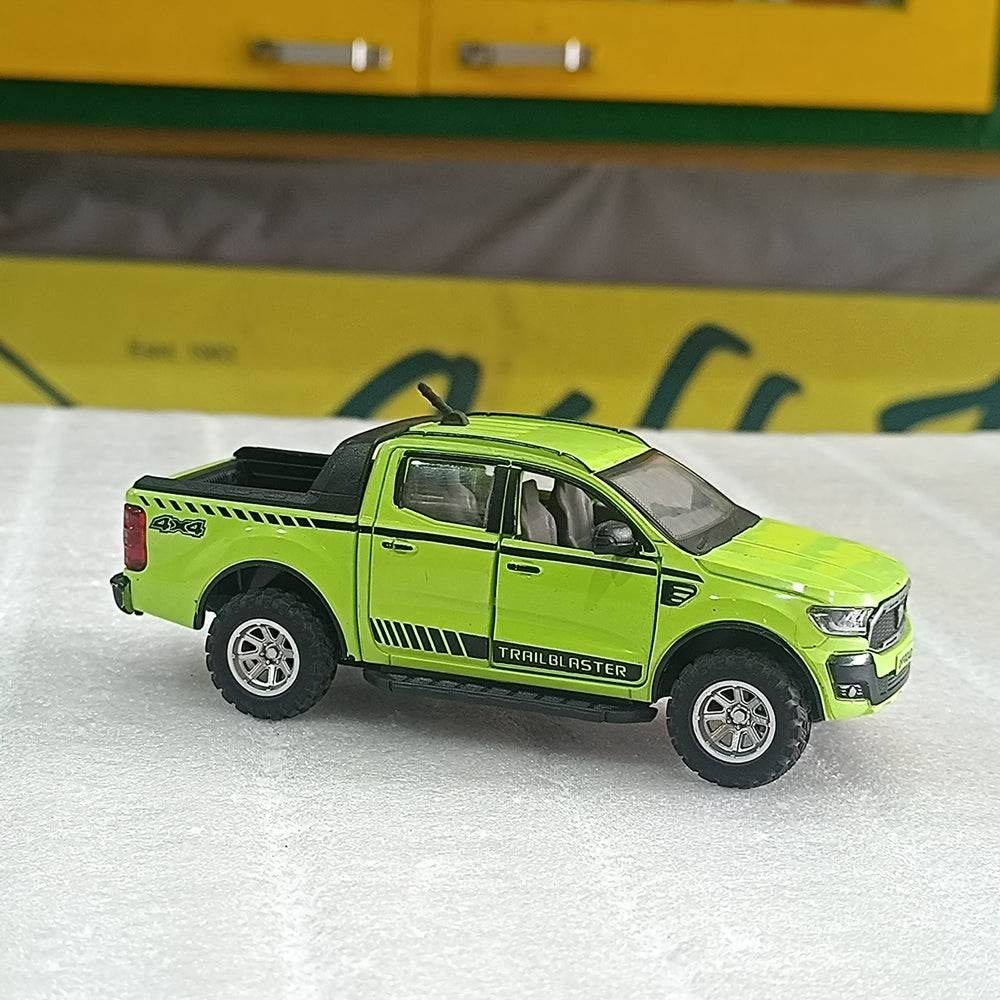 Green Centy model vehicles for kids toy pickup truck with detailed design and black accents