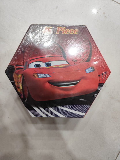 Cartoon Theme 46 Pcs Drawing Art Set with Paint, Color Pencils, Crayons, Color Pens, Eraser, Sharpener, Paint Brush & Paper Clip for Kids | Best Return Gift for Kids (Cars Theme, Red)