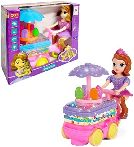 Musical Ice Cream Trolly Toy for Kids with Lights & Sound