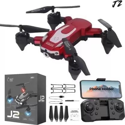 J2 Drone with HD Dual Camera | Foldable Quadcopter with Altitude Hold | One-Key Takeoff & Landing | Multiple Flight Modes | Remote Control Drone for...