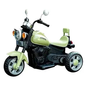 JoyRide Harley Battery Operated RideOn Bike for Kids with Music &Lights, for 2 to 5 Year Child with Foot Accelerator Made in India (Green)