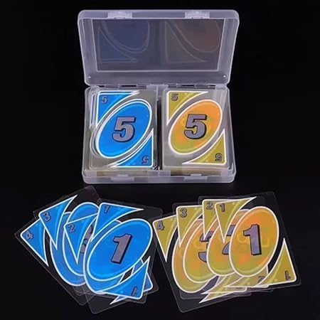 Waterproof Playing Cards, Durable PVC Plastic, 110 Cards with Case – Fun for Kids & Adults