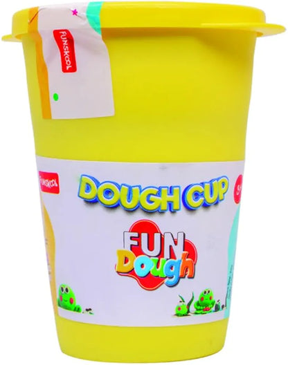 Funskool Fundough Dough Cup, 2 packs of Dough with 2 cutters, Toys for Kids
