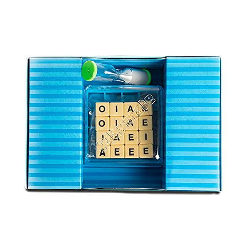 toymate Word Boggle- A Quick Word Hunting Fun Game for Adults & Kids Age 6 Years & Above.