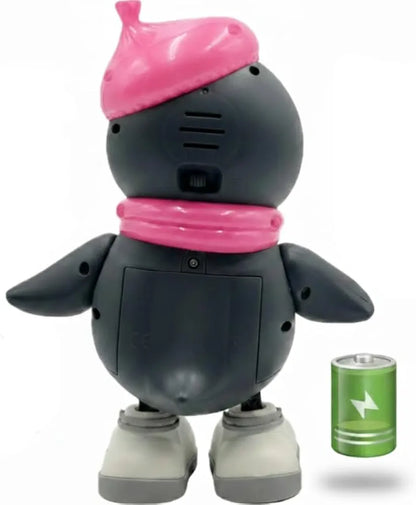 Dancing Penguin Musical Toy for Toddlers - Interactive Light-Up Toy with Music & 360° Dance Moves - Colorful LED Flashing Penguin Figure - Educational Birthday Gift for Boys & Girls Ages 3+