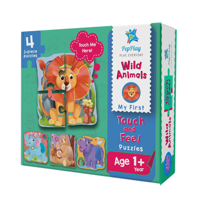 My First Touch & Feel Puzzles – Wild Animals
