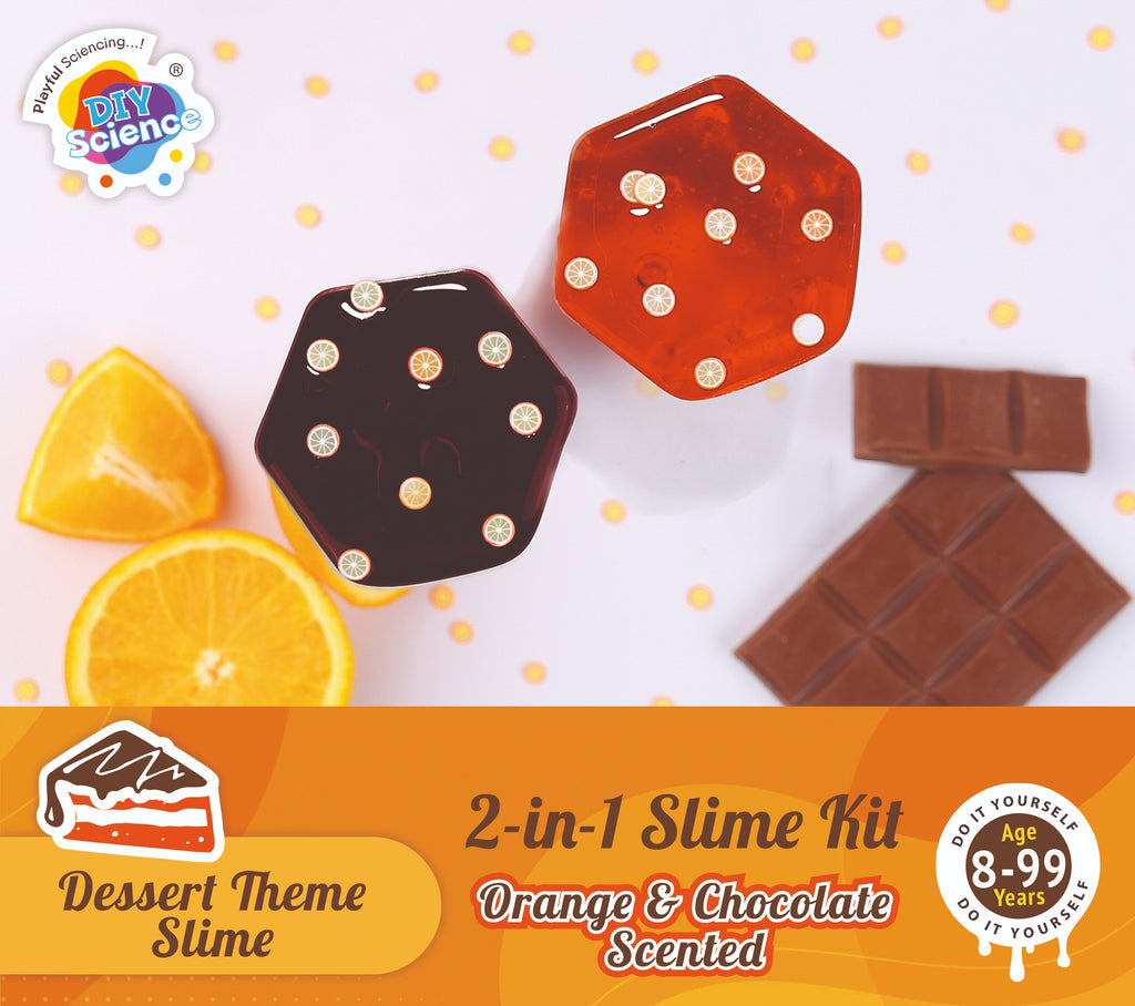 Orange Choco Truffle 2 in 1 Slime Kit