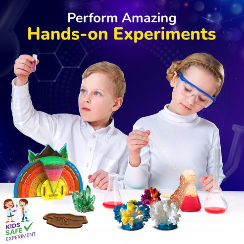 Mega Crystal Earth Science Kit | 8-14 years | DIY STEM Construction Toy