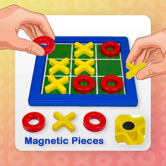 RATNA'S Crisscross Travelling Magnetic Set Party & Fun Games Board Game (1917) Party & Fun Board Game