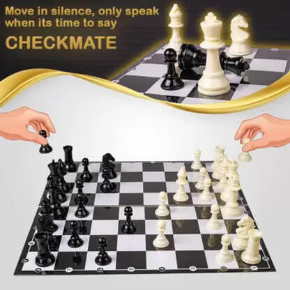 Ratna's Legend Magnetic Chess Jumbo Size Foldable Magnetic Chess Board Set with Magnetic