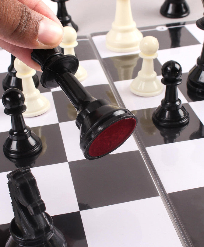 Ratna's Legend Magnetic Chess Jumbo Size Foldable Magnetic Chess Board Set with Magnetic