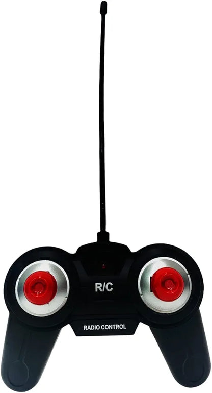 Toy Kingdom 1:16 Scale Racing Bonzer Remote Control Car led Rechargeable Battery RC Car Series with Charger for Kids (Blue)