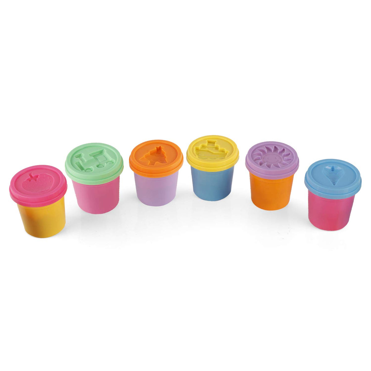 RATNA'S Kid Amazing Sand Multicolor - Pack of 6 Different Coloured Sand with Moulds