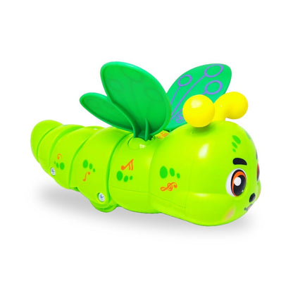 Little Larks Cute Carpenter Worm/Catterpiller Toy for Kids|Dances with Music & Lights|Stunts, Revolves360Degree, Move Front & Back, Wing Swing...