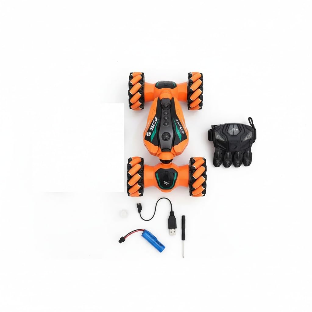 Stunt Multifuction Racing Spray Car for Kids Spray Function Lighting Music Transform Button Forward Backward, Turn Left and Right for Kids 2.4GHZ Remote...