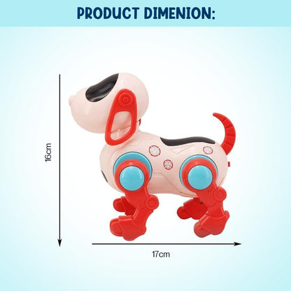 Sri sai Baby Island Electric Robot Dog Toy – Interactive Musical Dog Toy with Colorful Lights & Sounds, Fun Dog Toys for Kids, Perfect Musical Toy for...